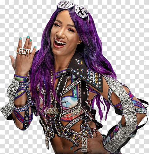 Sasha Banks Render transparent background PNG clipart