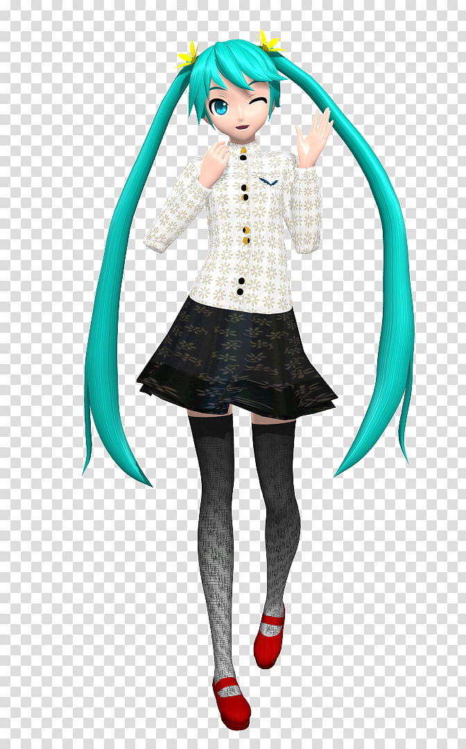 MMD Project Diva Future Tone DX Farewell Miku transparent background PNG clipart