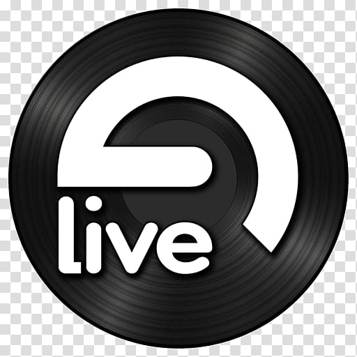 Ableton Live v, Ableton Live Logo White Vinyl transparent background PNG clipart