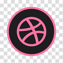 Circular Icon Set, Dribble, pink ball icon transparent background PNG clipart
