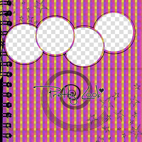 Textures, pink and yellow spring notebook transparent background PNG clipart