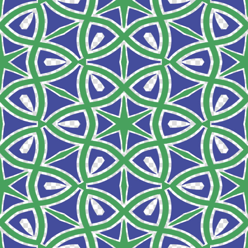 Kaleidoscope patterns seamless, green and purple abstract painting transparent background PNG clipart
