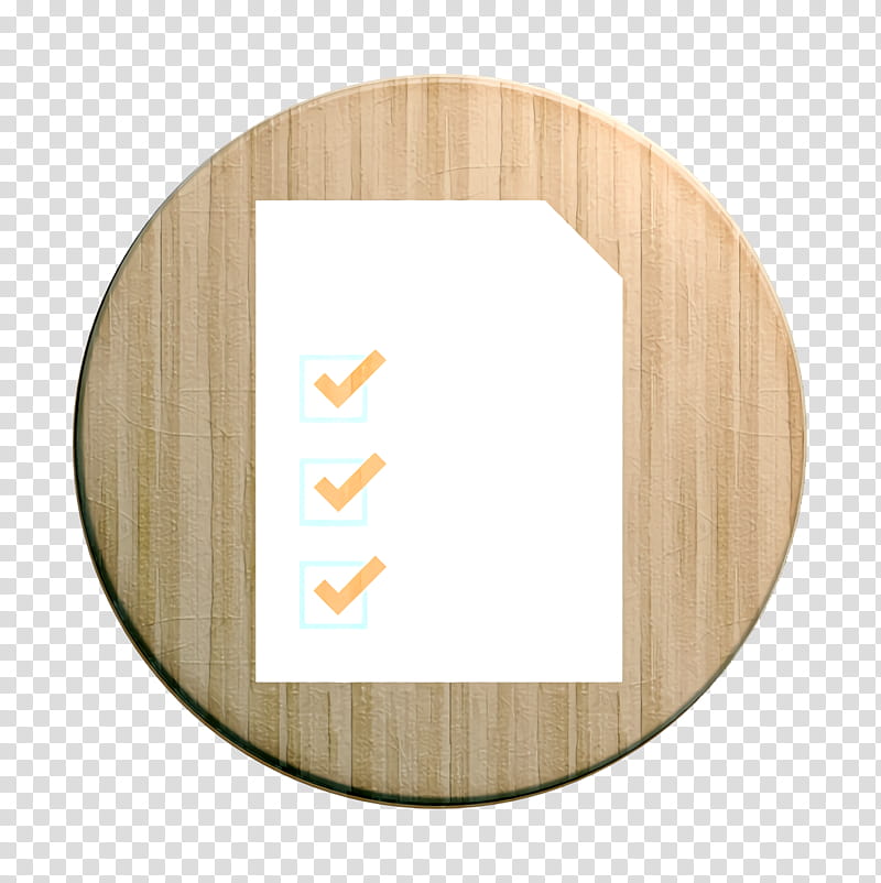 List icon Tasks icon Reports and Analytics icon, Yellow, Brown, Wood, Beige, Heart, Plate, Symbol transparent background PNG clipart