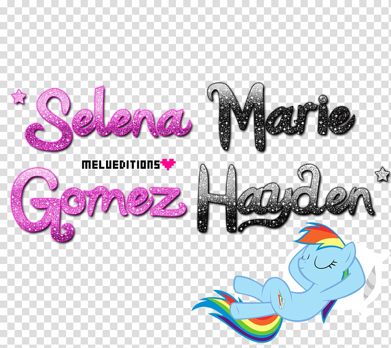 Texto Selena Marie Gomez Hayden transparent background PNG clipart