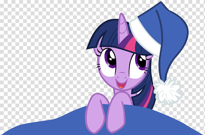 Twilight Sparkle in a nightcap, smiling purple Little Pony illustration transparent background PNG clipart