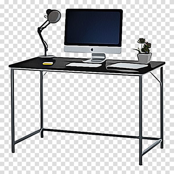 desk furniture computer desk computer monitor accessory table, Technology, Output Device, Electronic Device, Desktop Computer transparent background PNG clipart