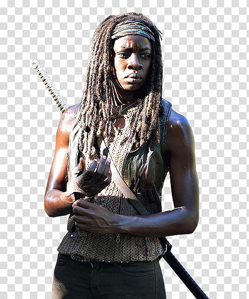 Michonne transparent background PNG clipart