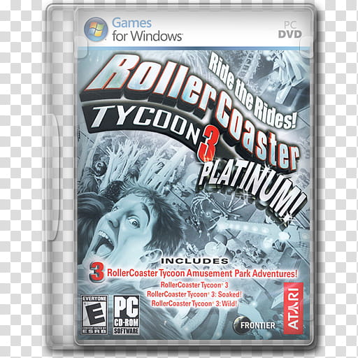 Game Icons , Rollercoaster Tycoon  Platinum transparent background PNG clipart