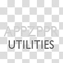 Gill Sans Text Dock Icons, appzapper, Appzppr Utilities logo transparent background PNG clipart