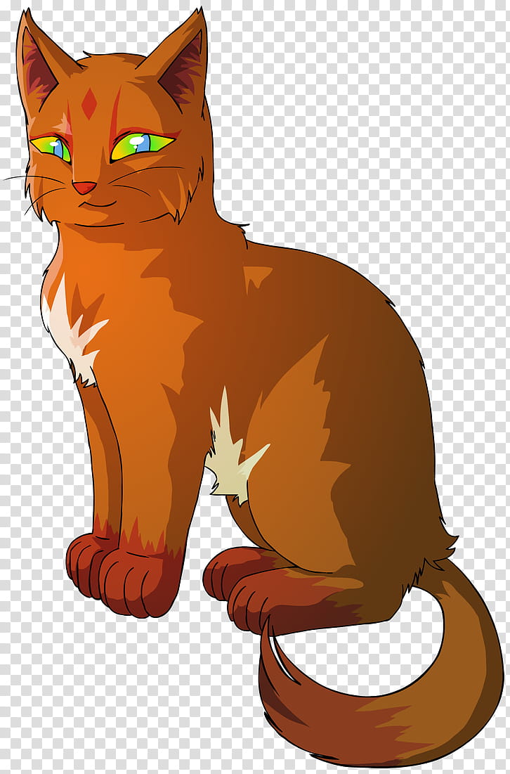 Oakheart, brown cat illustration transparent background PNG clipart