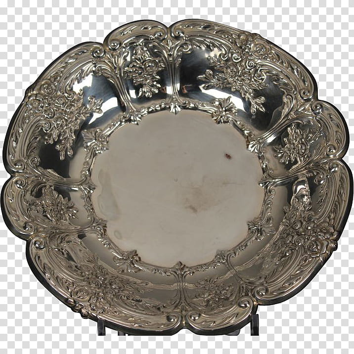 Silver, Plate, Platter, Tableware, Dishware, Metal, Dinnerware Set transparent background PNG clipart