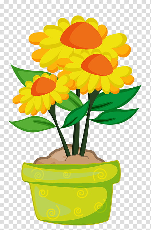 Flower Pot Drawing 2000*2000 transprent Png Free Download - Orange, Red,  Flower. - CleanPNG / KissPNG