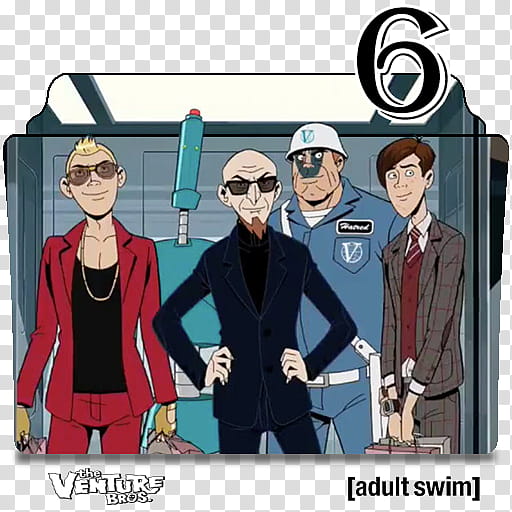 The Venture series and season folder icons, The Venture Bros. S ( transparent background PNG clipart