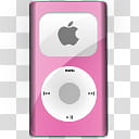 iPod Aqua PC, iPod mini Pink icon transparent background PNG clipart