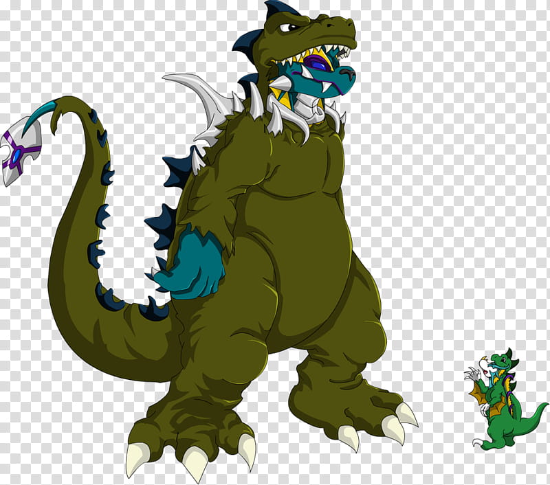 Godzilla and Godzooky cosplays : transparent background PNG clipart