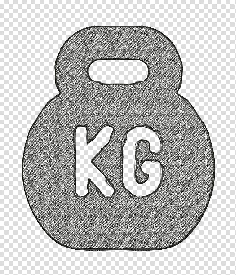 Fitness icon Weight icon Kettlebell icon, Text, Number, Silver, Symbol, Exercise Equipment transparent background PNG clipart