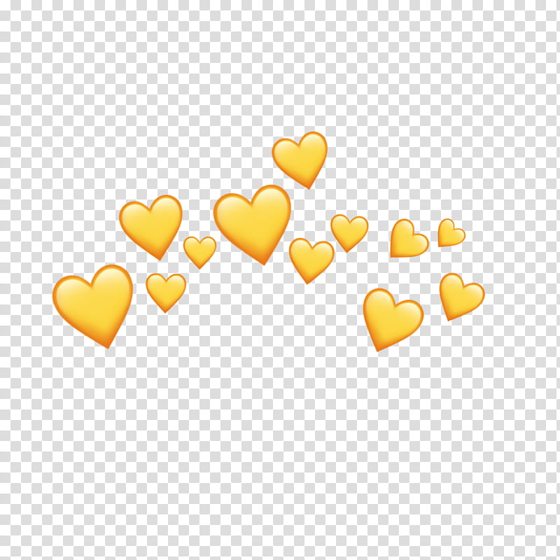 Background Heart Emoji, Video, Emoticon, Tiktok, Love, Yellow, Logo transparent background PNG clipart