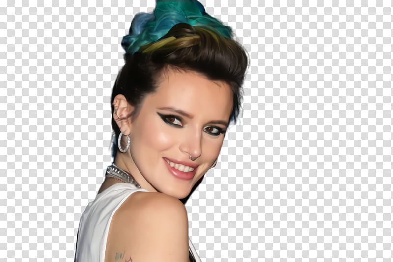 Hair, Bella Thorne, Actress, Model, Singer, Fashion, Headpiece, Long Hair transparent background PNG clipart