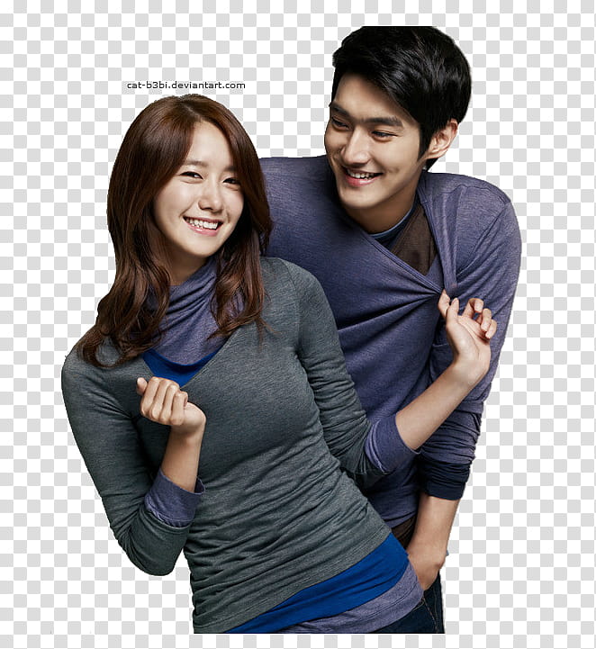 render Siwon and Yoona Super Junior SNSD transparent background PNG clipart