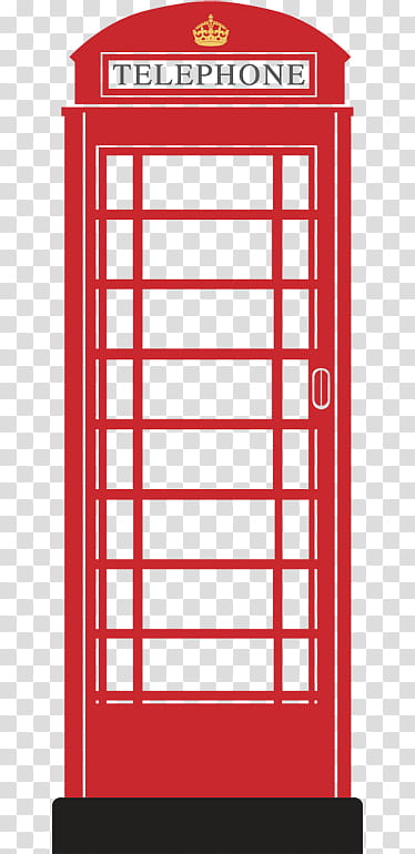 London, Telephone Booth, Red Telephone Box, Rectangle transparent background PNG clipart