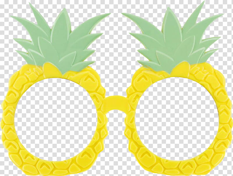 Glasses, Pineapple, Video, Fruit, Blog, Food, Yellow, Eyewear transparent background PNG clipart
