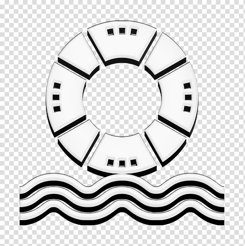 Rescue icon Boat icon Life saver icon, White, Line Art, Automotive Wheel System, Circle, Blackandwhite, Rim transparent background PNG clipart