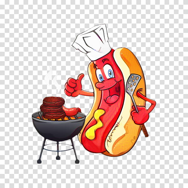 Junk Food, Barbecue, Hot Dog, Hamburger, Grilling, Restaurant, Cartoon, Barbecue Grill transparent background PNG clipart
