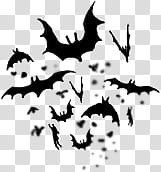 Halloween s, bats transparent background PNG clipart