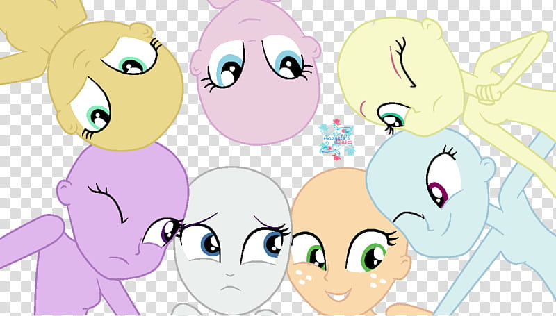 Andgela Bases EQG, pony characters transparent background PNG clipart