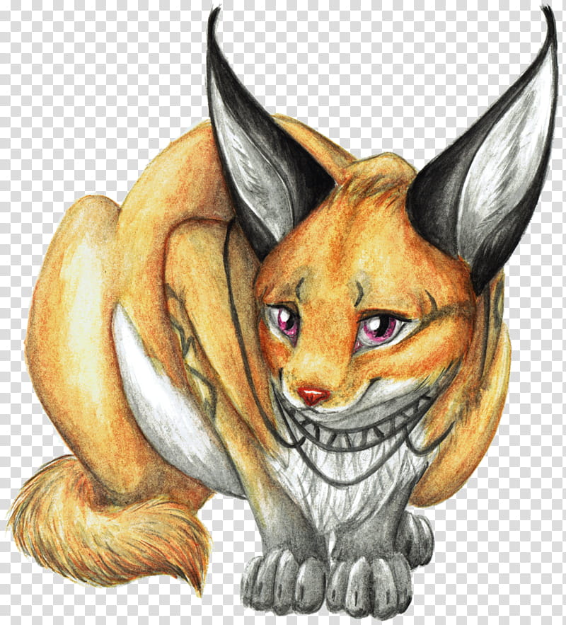 Cartoon Cat, Whiskers, RED Fox, Wildcat, Cartoon, Tail, Claw Manufacturing Clawm, Fennec Fox transparent background PNG clipart