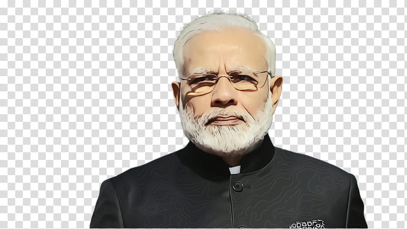 Narendra Modi, India, Beard, Moustache, Head, Chin, Forehead, Facial Hair transparent background PNG clipart