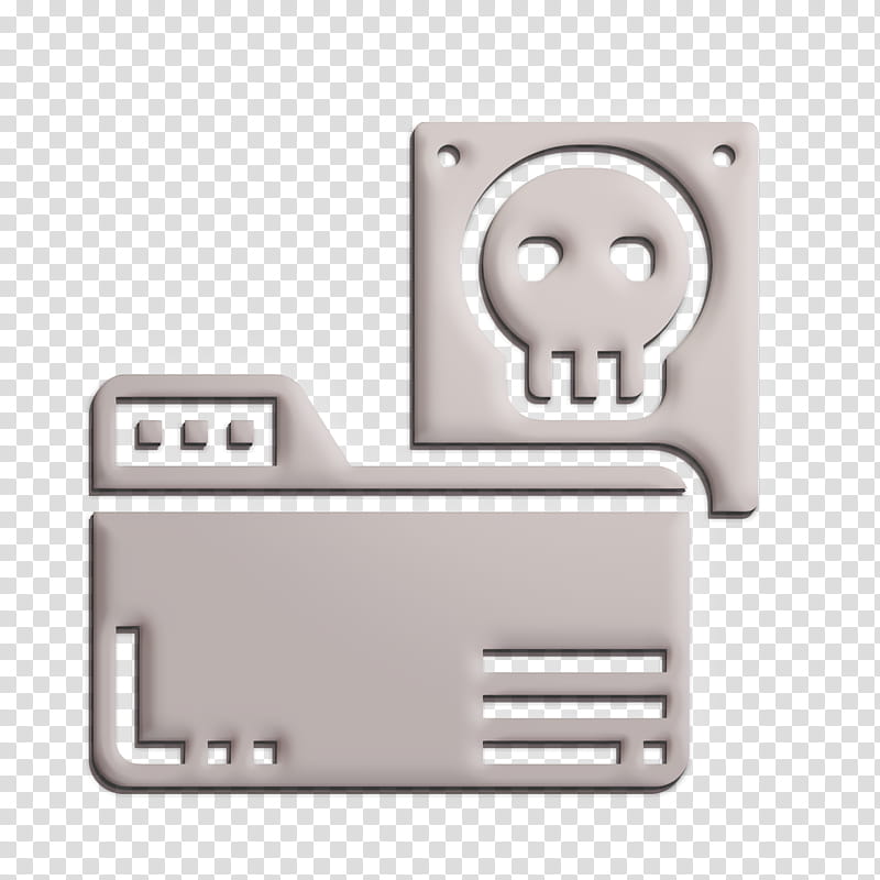 Theft icon Cyber Crime icon Documents icon, Technology, Metal transparent background PNG clipart