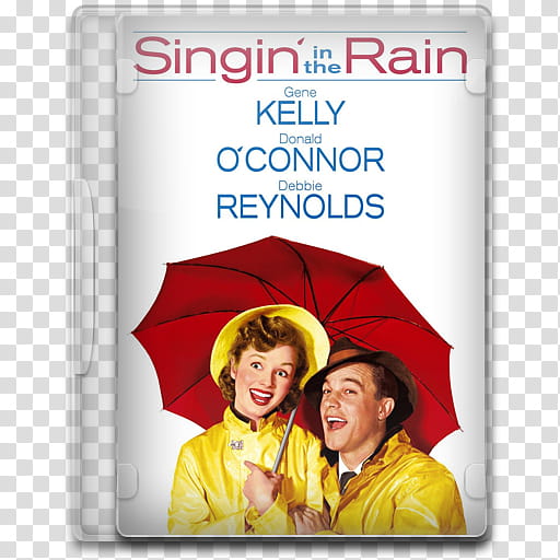 Movie Icon Mega , Singin' in the Rain, Singin' in the Rain movie case transparent background PNG clipart