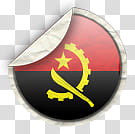 world flags, Angola icon transparent background PNG clipart