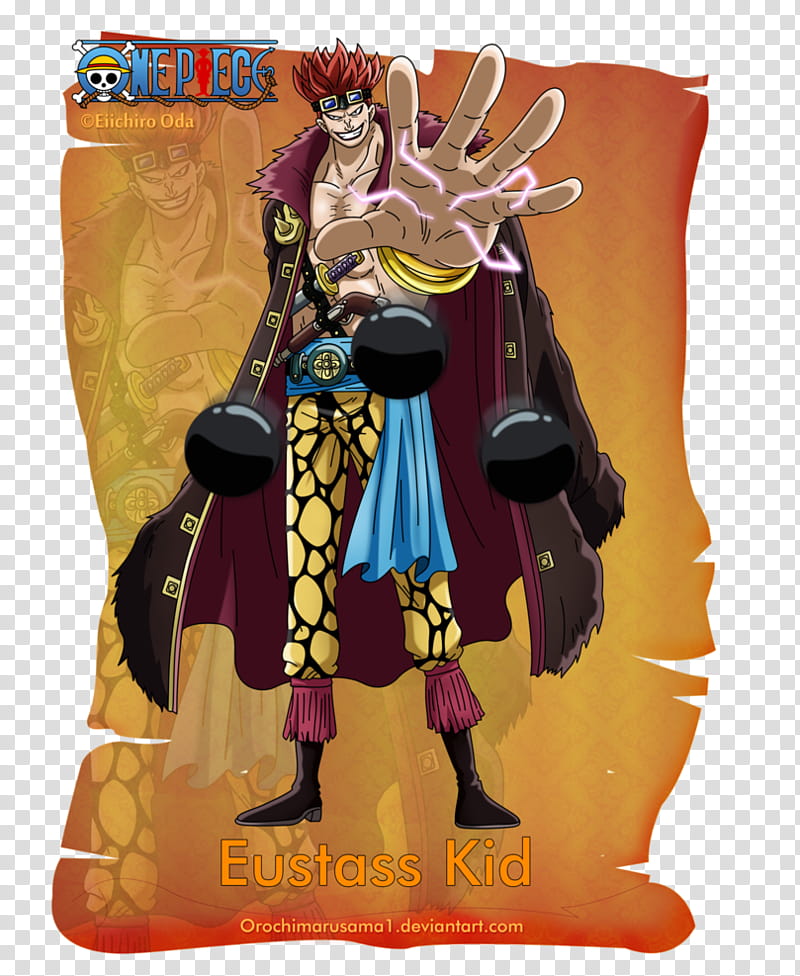 Eustass Kid, One Piece post transparent background PNG clipart