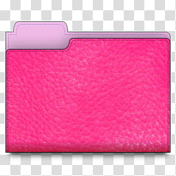 Leather Folder Icons, leather_folder_pink, pink leather case transparent background PNG clipart