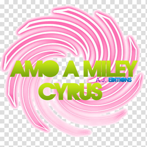Amo A Miley Cyrus Texto transparent background PNG clipart