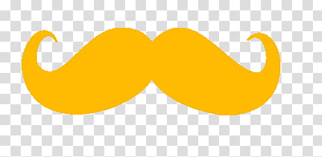 SUPERMEGA SCAPE, yellow mustache illustration transparent background PNG clipart