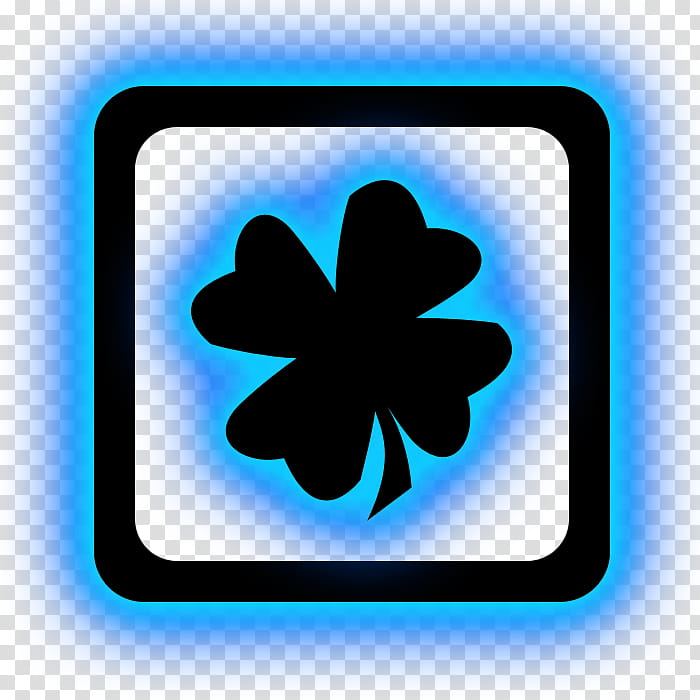 Illuminate , black four-petaled clover flower transparent background PNG clipart