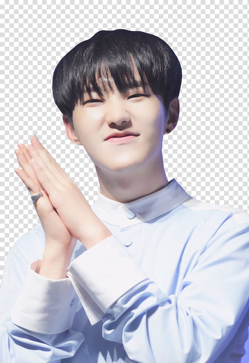 HOSHI SEVENTEEN , man clapping his hands transparent background PNG clipart