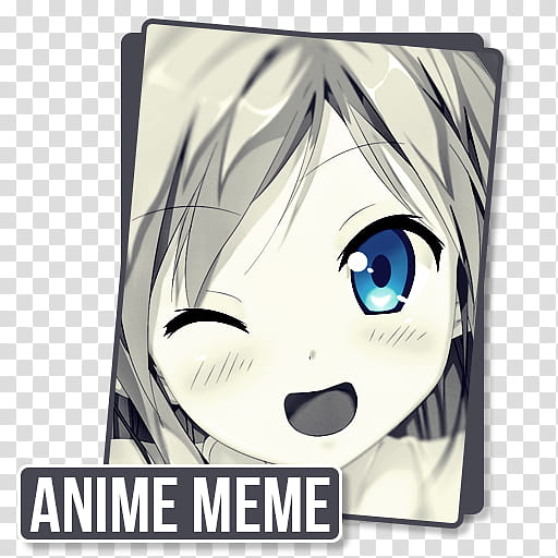 Anime Icon , Anime Meme, Anime Meme transparent background PNG clipart