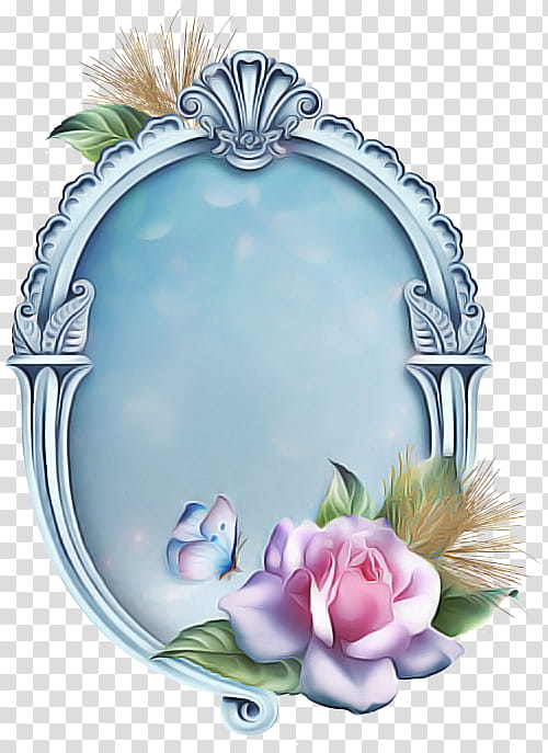 Background Flowers Frame, Floral Design, Cut Flowers, Frames, Petal, Mirror, Plant, Oval transparent background PNG clipart