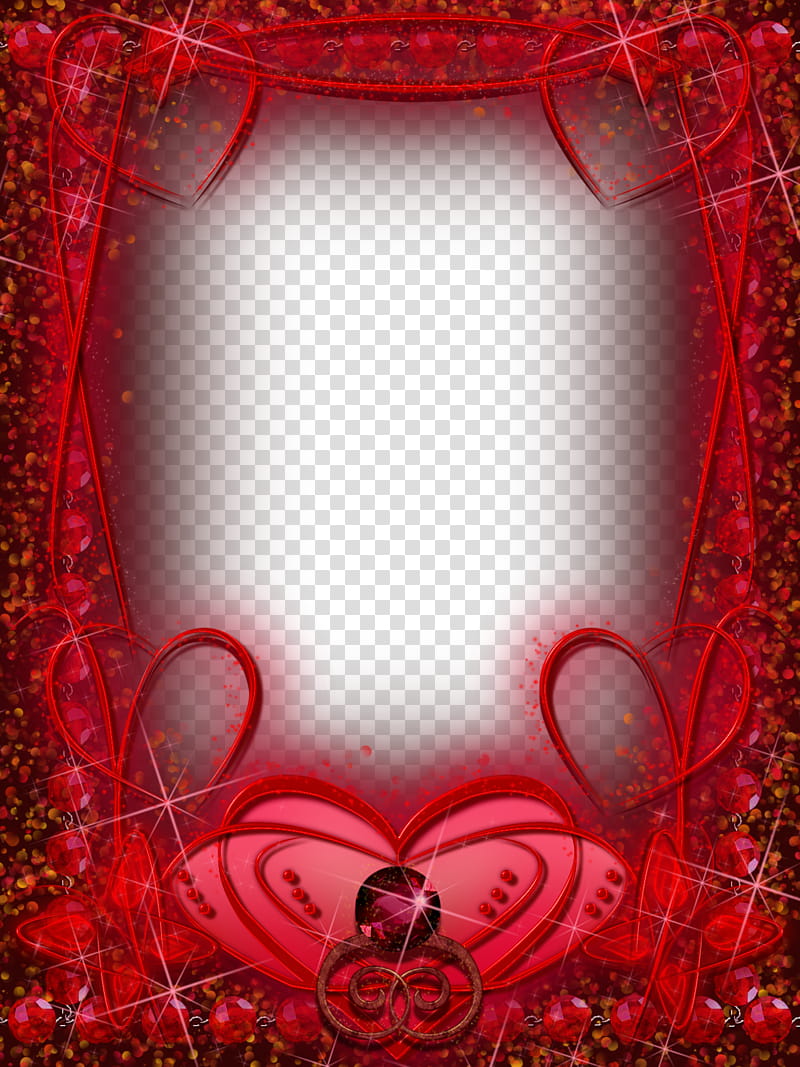 Garnet Red Frame, red frame illustration transparent background PNG clipart