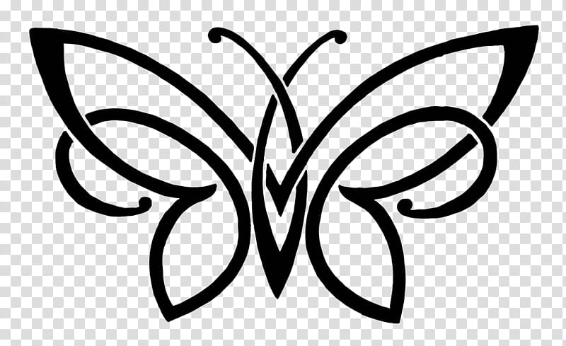 Butterfly Black And White, Drawing, Pencil, Coloring Book, Line Art, Arts, Tattoo, Celtic Art transparent background PNG clipart