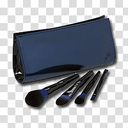 Glamour Makeup Icons Makeup Brush Set With Pouch Transparent