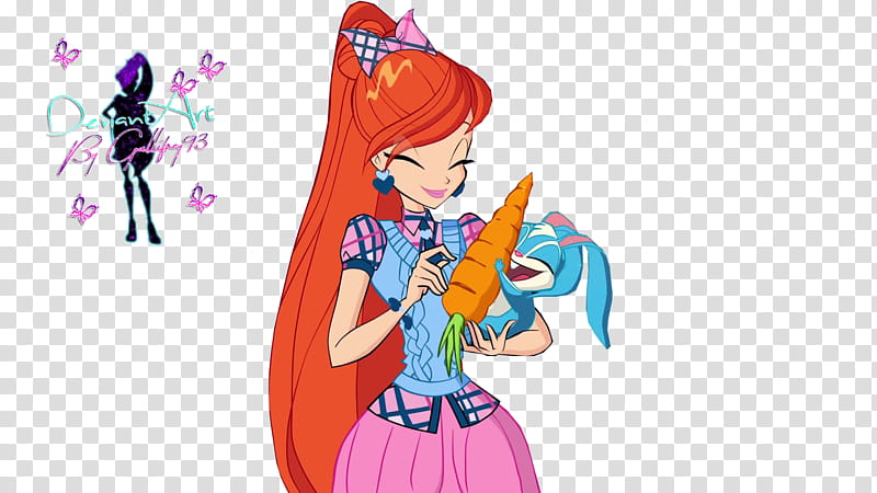 Winx Club Bloom School Uniform S transparent background PNG clipart