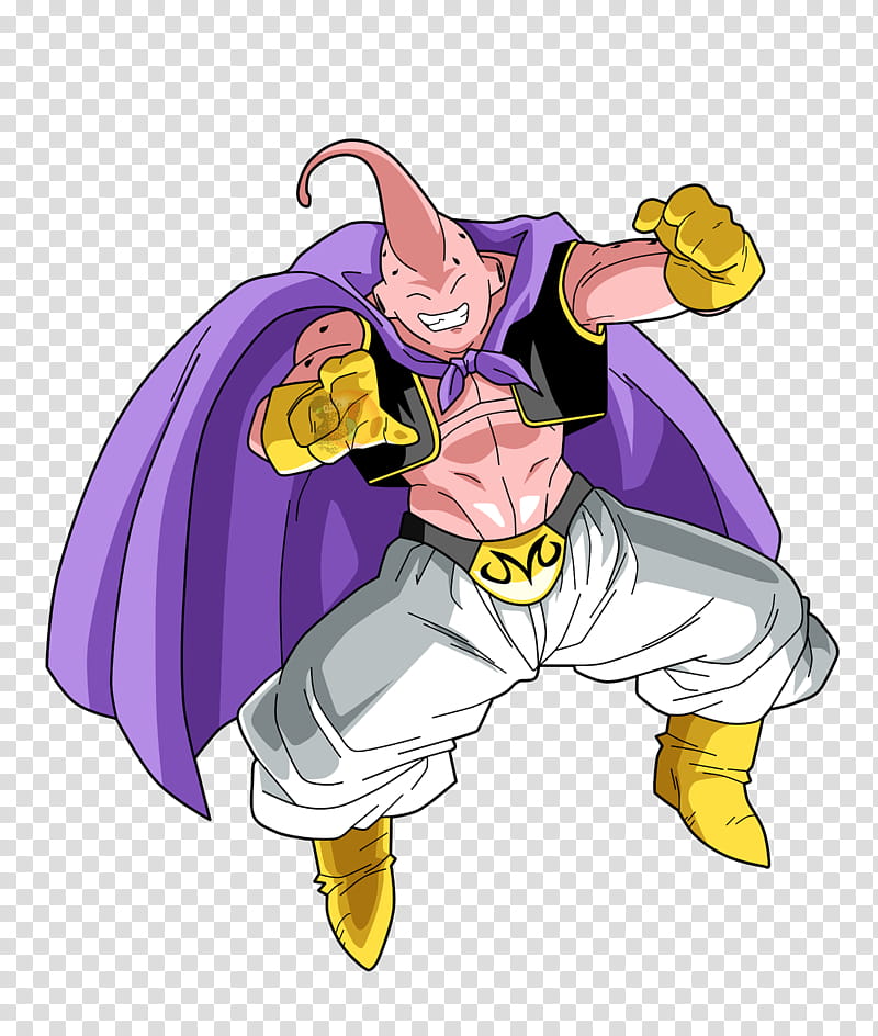 New Boo FacuDibuja, Majin Buu from Dragon Ball illustration transparent background PNG clipart