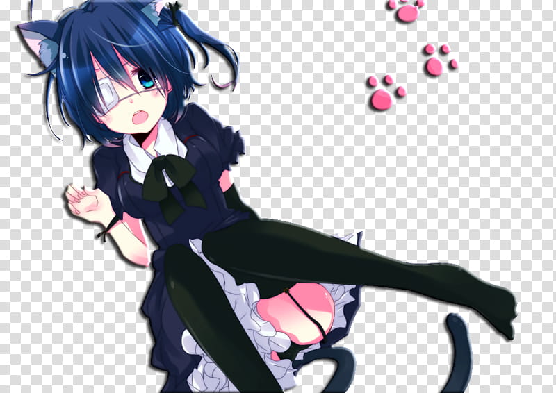 Rikka Anime Render Neko, anime character transparent background PNG clipart