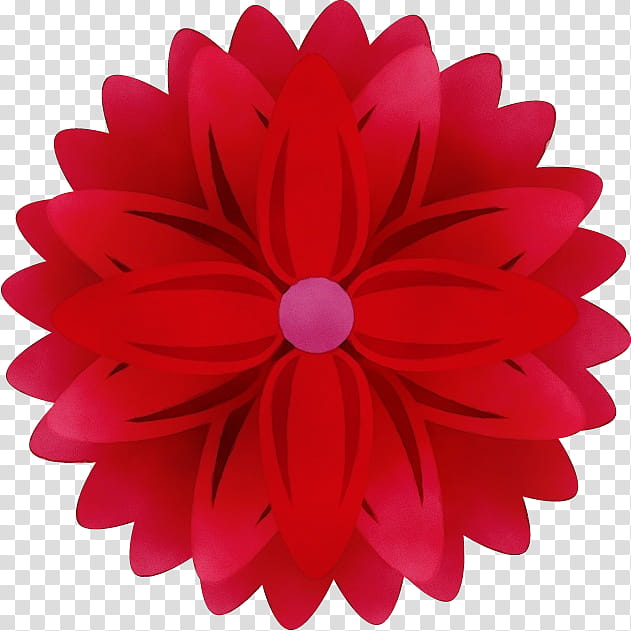 petal red pink gerbera flower, Watercolor, Paint, Wet Ink, Plant, Magenta, Hair Accessory, Headgear transparent background PNG clipart