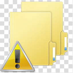 Windows Live For XP, two yellow folders icon transparent background PNG clipart